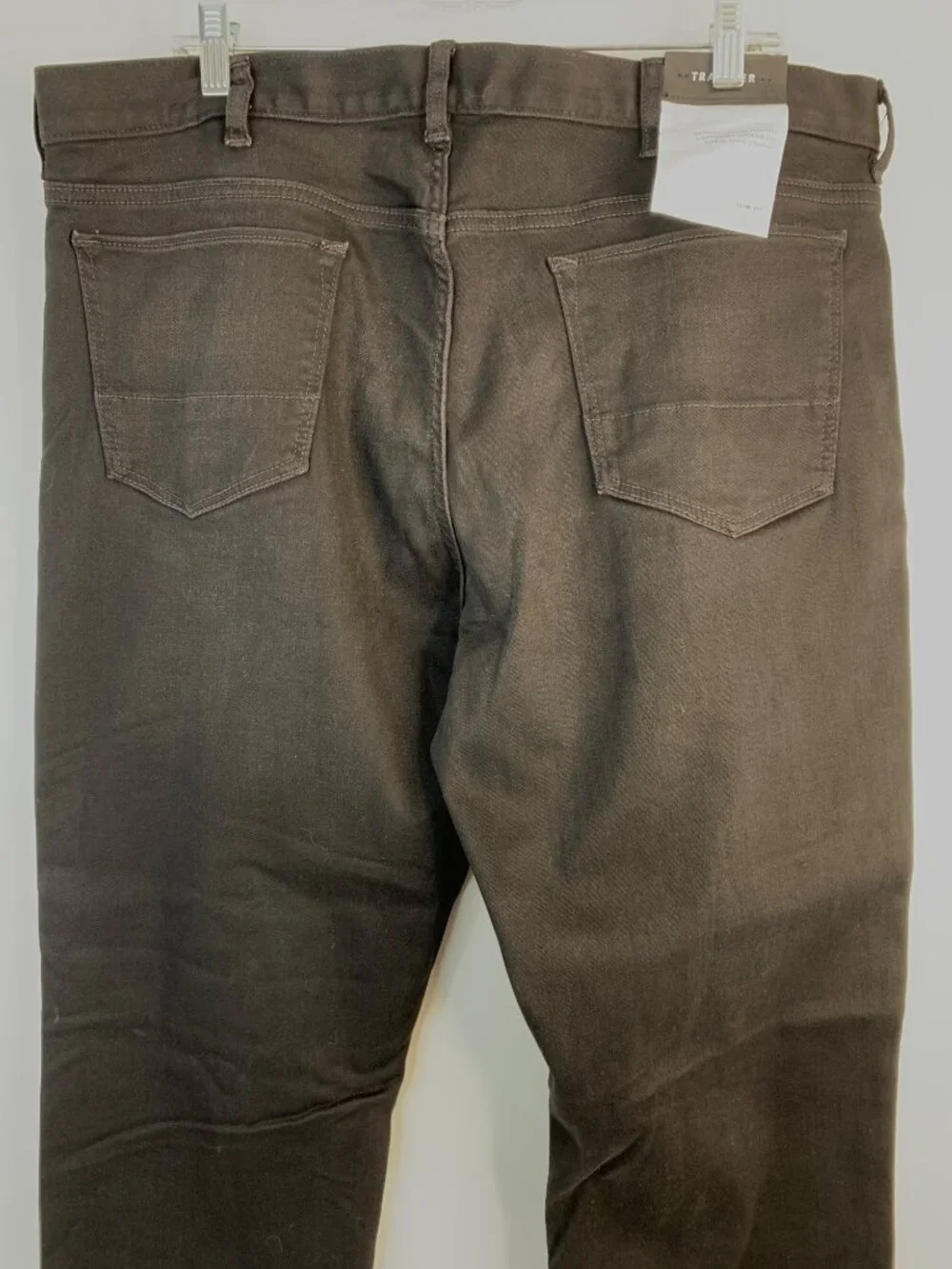 Banana Republic Traveler Luxe Slim Fit Black Jeans 38x32 Mid Rise NWT $129